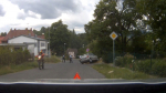 Snímky střetu motorkáře s policistou ve Vratislavicích