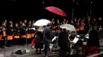 Koncert na mole jablonecké přehrady v podání Iuventus, gaude! a Musica Florea