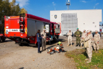 Příslušníci jordánských ozbrojených sil při návštěvě na stanicích hasiců v Liberci a Jablonci