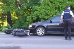 Nehoda řidiče motocyklu Yamaha v ulici U Přehrady v Jablonci