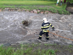Zásahy hasičů po bouřce v Libereckém kraji