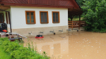 Velká voda vytopila rodinný dům v Troskovicích