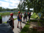 Deváťáci z tanvaldské sportovky splouvali Vltavu