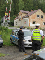 Policejní kontroly železničních přejezdů na Jablonecku