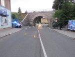 Nehoda motocyklisty v tanvaldské ulici Krkonošská
