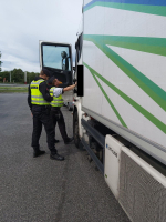 Dopravně bezpečnostní akce zaměřená na nákladní a autobusovou dopravu