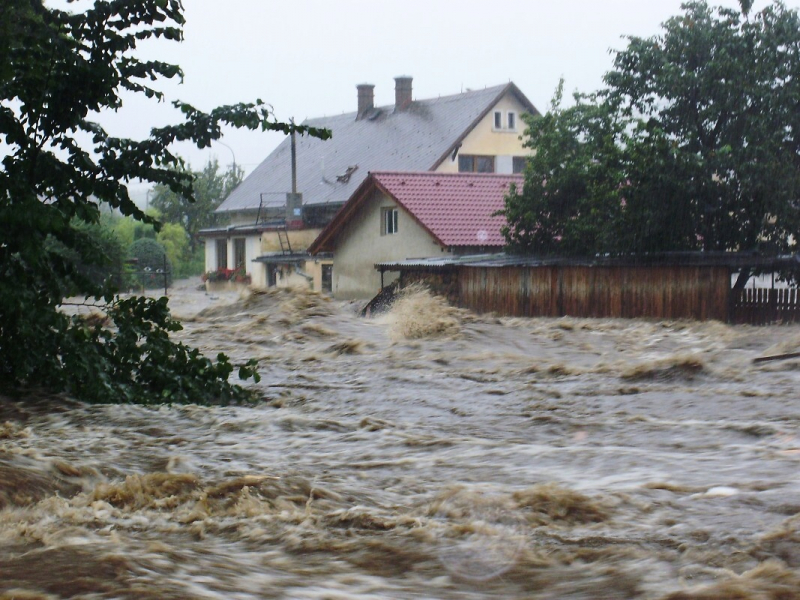 Bleskové povodně v Libereckém kraji v pátek 6. srpna 2010<br />Autor: Archiv HZS Libereckého kraje