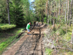 Cvičení řidičů sanitek ve vojenském prostoru Ralsko