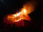Požár rodinného domu v Tanvaldě