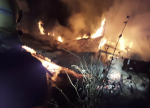 Požár garáže Novém Městě pod Smrkem