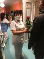 Návštěva fanoušků FK Jablonec v místní nemocnici