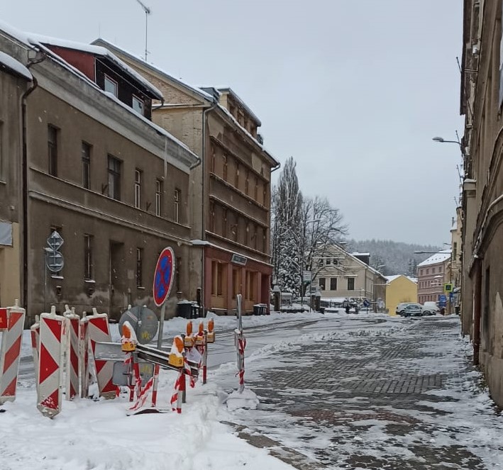 Aktuální stav Podhorské ulice v Jablonci nad Nisou<br />Autor: Archiv KÚ Libereckého kraje