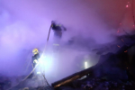 Požár budovy v Lučanech nad Nisou