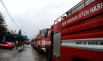 Rozsáhlý požár průmyslového objektu v Chrastavě