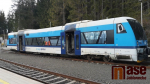Požár vlaku Regiospider v Harrachově