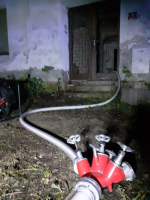 Požár střechy domu v jabloneckém Zeleném údolí