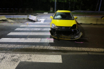 Nehoda mladého řidiče v jablonecké ulici Tovární