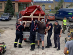 Hasiči z Libereckého kraje pomáhali šestý den na jižní Moravě
