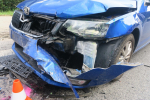 Následky střetu dvou aut v jablonecké Podhorské ulici
