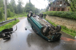 Nehoda osobního auta v Josefově Dole - Antonínově