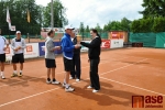 Vítězové turnaje čtyřher SD Tour Future3 Jablonec nad Nisou - Roman Vögeli (v kšiltovce) a Michal Schmid.