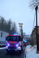 Požár domu po výbuchu v Kateřinské ulici v Liberci