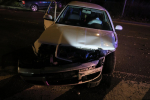 Nehoda tří osobních aut v Železném Brodě v ulici Průmyslová