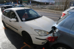 Nehoda dvou aut v prostoru jablonecké křižovatky ulic Turnovská a Mincovní