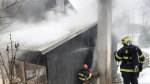 Požár přístavku u rodinného domu v obci Josefův Důl části Antonínov