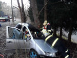 Nehoda osobního auta v Proseči nad Nisou
