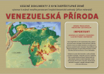 Plakát výstavy Venezuelská příroda