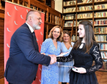 Předávání ocenění za splnění programu Mezinárodní ceny vévody z Edinburghu