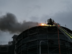 Požár kalové nádrže v ČOV Liberec