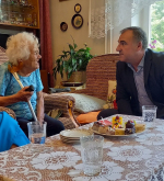 Své 101. narozeniny oslavila paní Natálie Sazimová