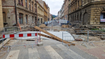 Betonáž konstrukce klenby mostu na silnici I/14 v Jablonci nad Nisou