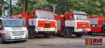 Zásah hasičů v okolí Hřenska při rozsáhlém lesním požáru