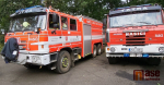 Zásah hasičů v okolí Hřenska při rozsáhlém lesním požáru