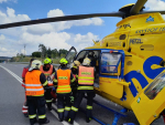 Dopravní nehoda dvou osobních aut na komunikaci I/14 v Jablonci nad Nisou, části Lukášov