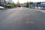 Dopravní nehoda v Jablonci nad Nisou v prostoru křižovatky ulic Riegrova, Nemocniční a Rýnovická