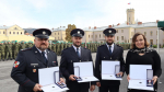 Krajští policisté převzali Záslužnou medaili IZS I. a II. stupně