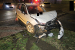 Nehoda v prostoru jablonecké křižovatky ulic Želivského a Ivana Olbrachta