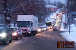 Dopravní situace v Liberci po sněžení