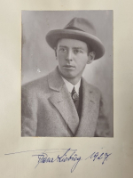 Portrétní fotografie Franze Liebiega 1927