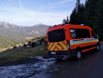 Výjezdy hasičů na přelomu roku v Libereckém kraji