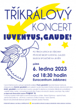 Tříkrálový koncert Iuventus, gaude! v jabloneckém Eurocentru