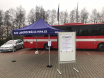 Stanoviště drive-in pro prezidentské volby v Libereckém kraji