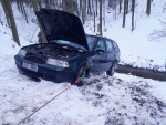 Hasiči po sobotním sněžení odstraňují stromy a vytahují auta