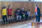 Tréninky nejmenších fotbalistů v tanvaldské hale