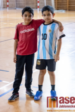 Tréninky nejmenších fotbalistů v tanvaldské hale
