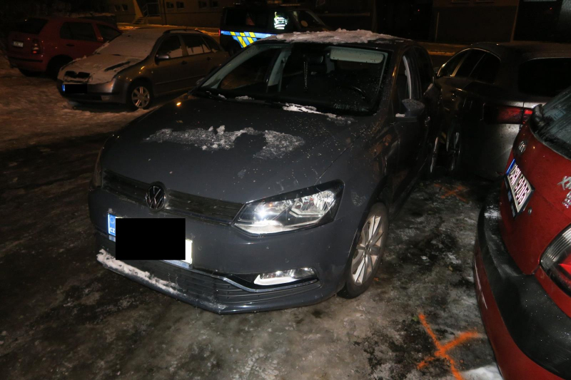 Nehoda při výjezdu z parkoviště v Jablonci nad Nisou
